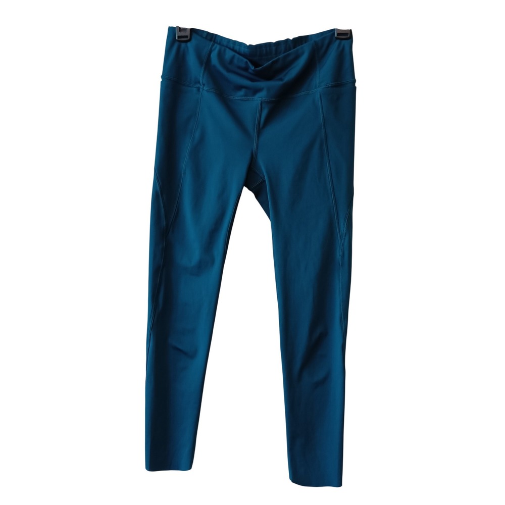 Athleta Women's Teal Blue Velocity Stash Pocket Activewear Leggings Size XS - Picture 4 of 9